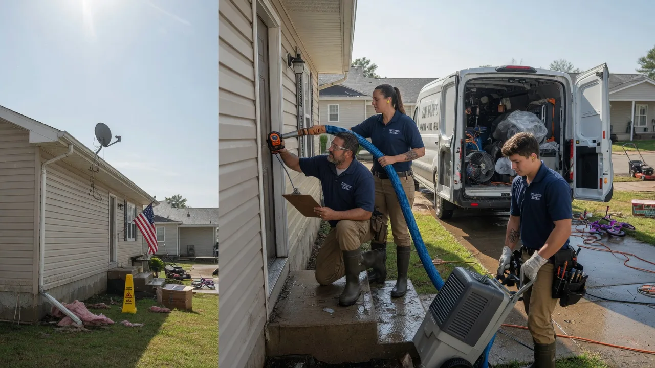 Ceiling Water Damage Restoration in Lime Springs, IA near me